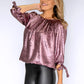 Metallic Pink Top