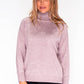 Taupe Knit Polo Neck