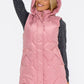 Dusty Pink Hooded Gilet