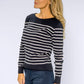 Navy Striped Pullover