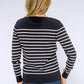 Navy Striped Pullover