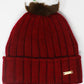 Red Mix and Match Pompom Hat