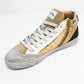 Bronze Snakeskin Trainers