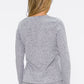 Light Grey Knit with Red Ballet Print