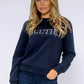 Cutie Navy Sweatshirt