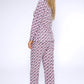 3 piece microfleece polka dot print pyjama set with plush socks