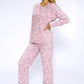 3 piece microfleece sleep print pyjama set with plush socks