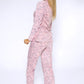 3 piece microfleece sleep print pyjama set with plush socks