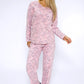 3 piece microfleece sleep print pyjama set with plush socks