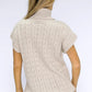 Beige Knit Turtleneck