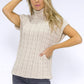 Beige Knit Turtleneck