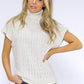 Cream Knit Turtleneck