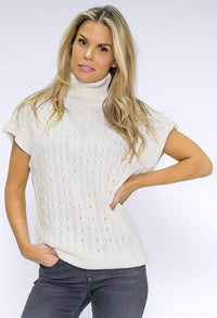 Cream Knit Turtleneck