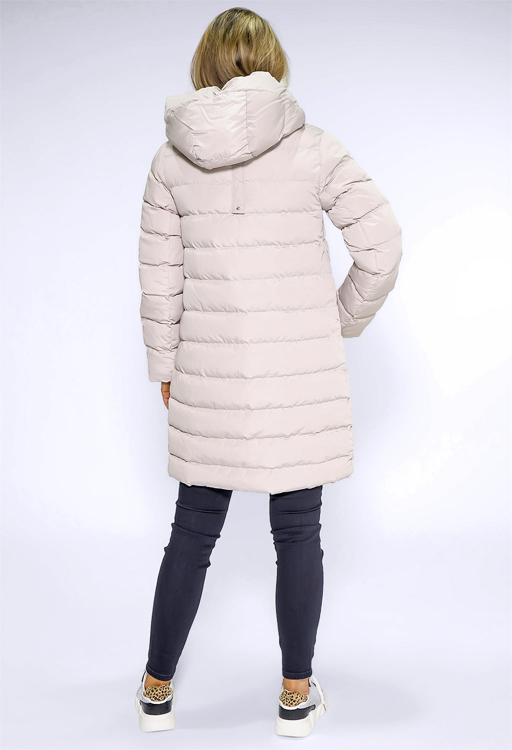 Cream Quilted Coat