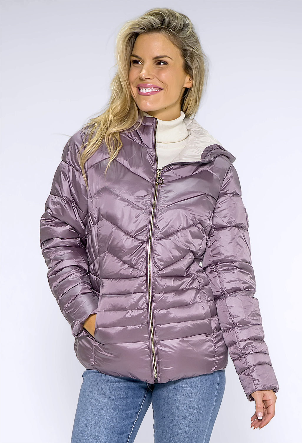 Heather Quilted Coat