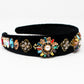 Black Velvet Jewel Headband