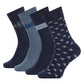 4 PACK LOGO CREW SOCKS GIFT SET-1