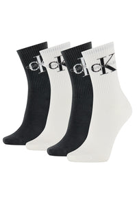 4 PACK LOGO CREW SOCKS GIFT SET WOMENS