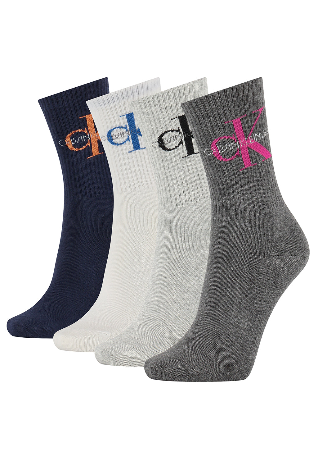 4 PACK LOGO CREW SOCKS GIFT SET WOMENS-1