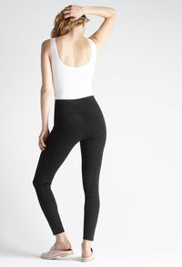 Signature Black Denim Leggings