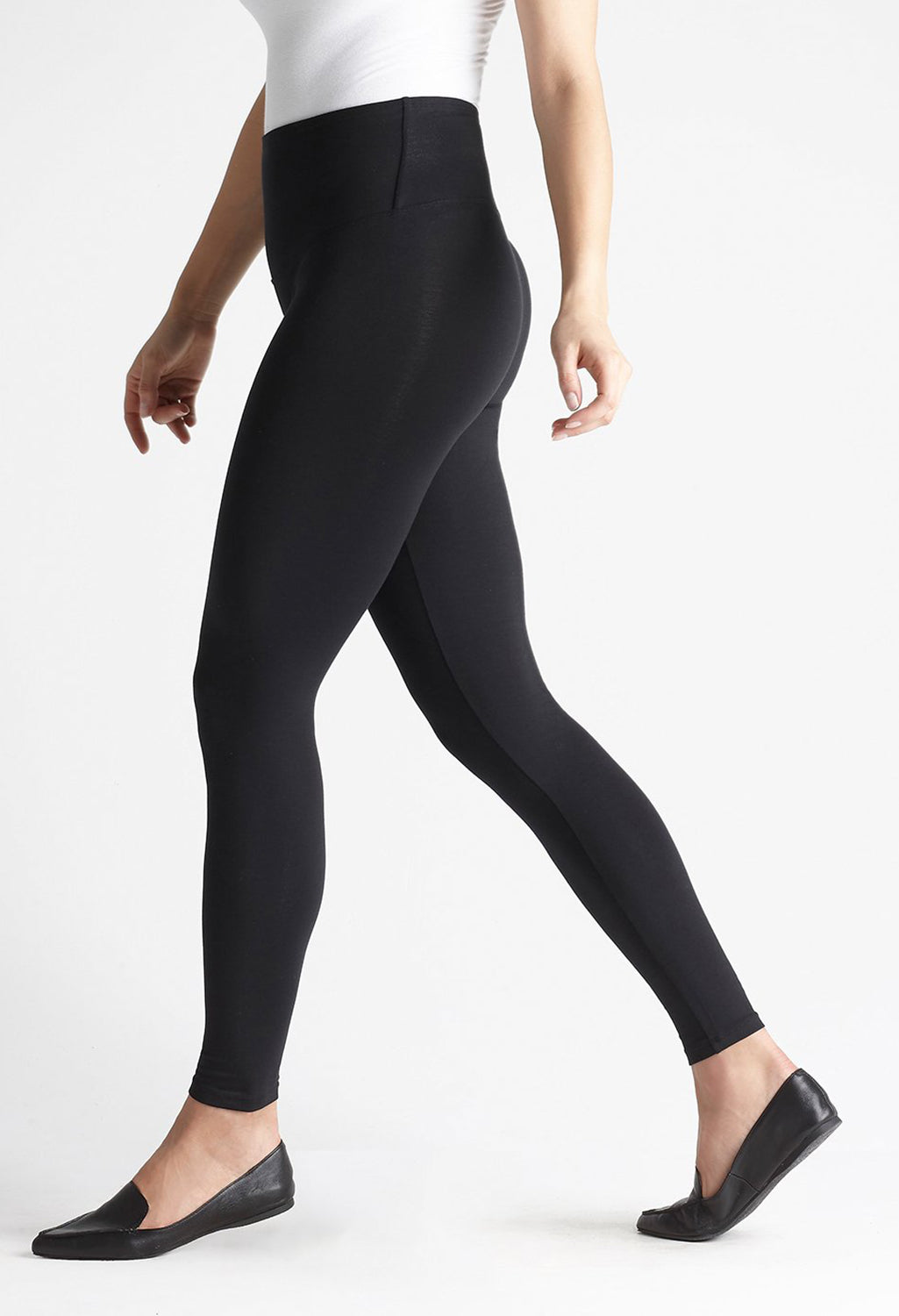 Black Cotton Leggings