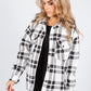 Black and White Checked Shacket