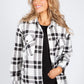 Black and White Checked Shacket