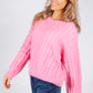 Soft Pink Knit Jumper