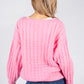 Soft Pink Knit Jumper