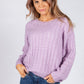 Soft Lilac Knit Jumper