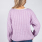 Soft Lilac Knit Jumper