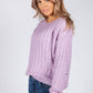 Soft Lilac Knit Jumper