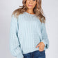 Soft Sky Blue Knit Jumper