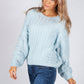 Soft Sky Blue Knit Jumper