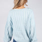 Soft Sky Blue Knit Jumper