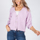 Soft Lilac Knit Cardigan