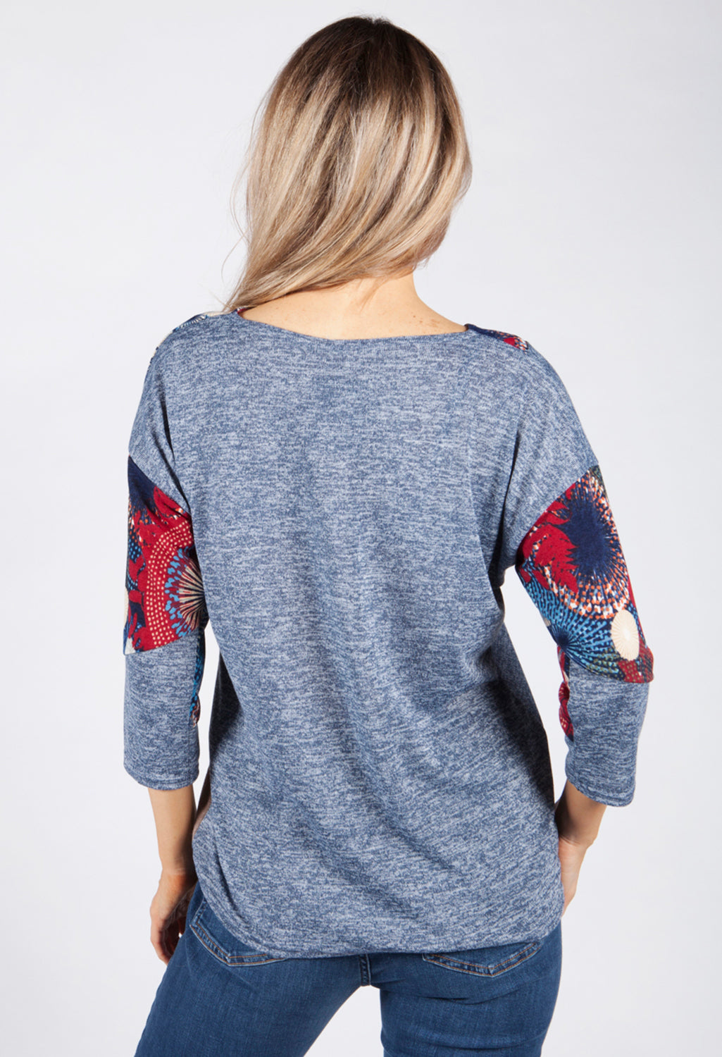 Blue Circle Design Panel Top