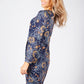 Navy Floral Knit Dress