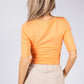 Orange Sanika Basic Shirt