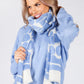 Blue Aspot Scarf