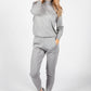 Light Grey Knit Jogger Set