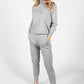 Light Grey Knit Jogger Set