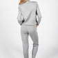 Light Grey Knit Jogger Set