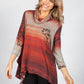 Desert Rust Printed Tunic