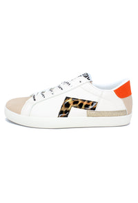 Leopard Fashion Laced Trainers