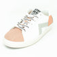 Dusty Pink Fashion Laced Trainers