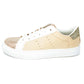 Beige Faux Suede Trainers