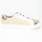 Beige Faux Suede Trainers