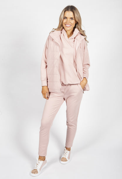 Dusty Pink Three Piece Jogger Set