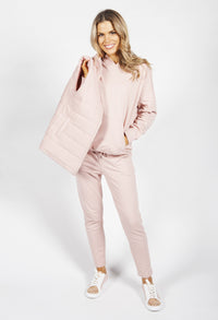 Dusty Pink Three Piece Jogger Set